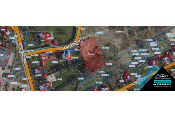 śląskie, myszkowski, Myszk&oacute;w, Działka budowlana w cichej okolicy blisko centrum Myszkowa