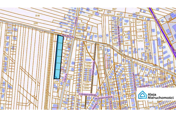 Częstochowa, gen. Romualda Traugutta, Teren pod zabudowę wielorodzinną .Parkitka