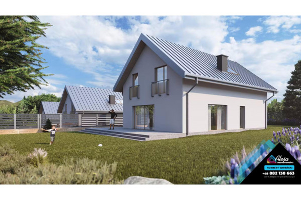 śląskie, częstochowski, Olsztyn, Ostatni dom blisko lasu