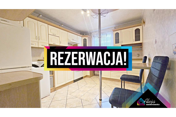 Częstochowa, Kazimierza Michałowskiego, Przestrzenne 2 pokojowe mieszkanie z ogromną kuchnią.P&oacute;łnoc