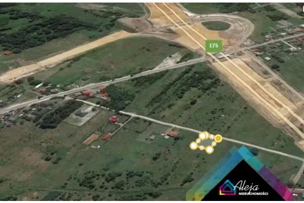 Częstochowa, Dźb&oacute;w, Działka przemysłowo - usługowa blisko autostrady
