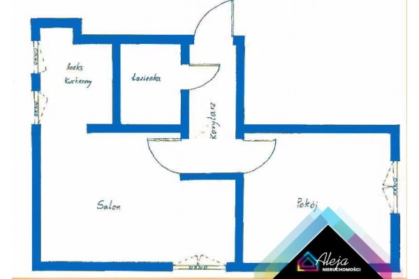 gnieźnieński, Gniezno, Staszica, 2 pokojowe mieszkanie z wyposażeniem.Super miejsce