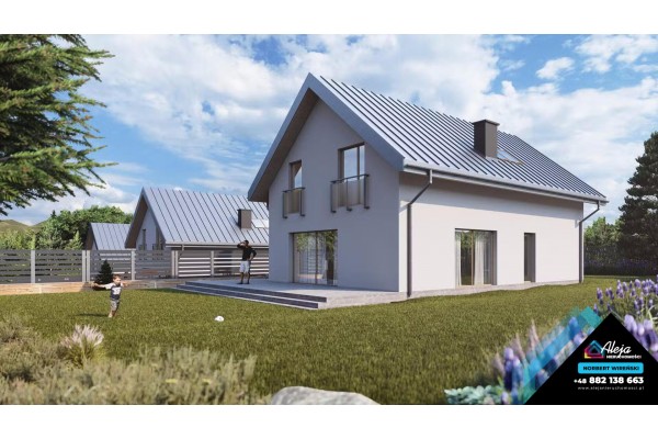 śląskie, częstochowski, Olsztyn, Ostatni dom blisko lasu