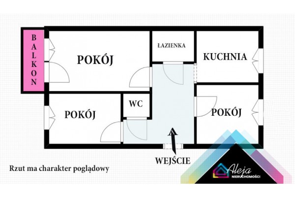 Częstochowa, Wrzosowiak, Bohater&oacute;w Katynia, 3 pokojowe mieszkanie z dużym balkonem.