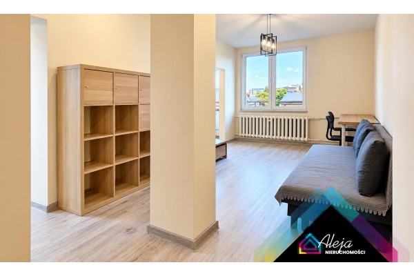 Częstochowa, Śr&oacute;dmieście, Dąbrowskiego, 2 pokojowe mieszkanie na wynajem z ogromnym balkonem